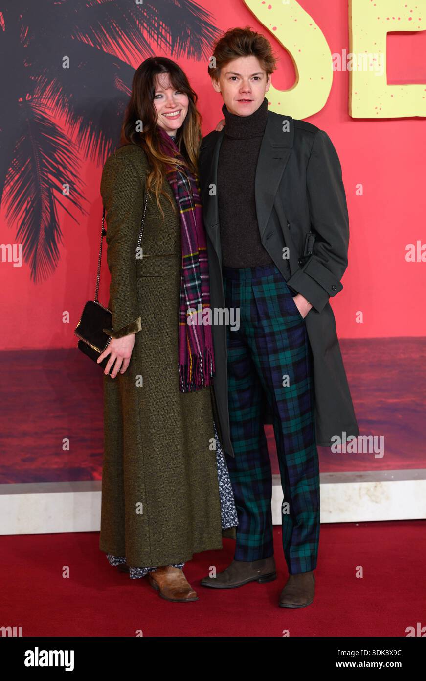 London, UK. January 29th, 2026. Talulah Riley and Thomas Brodie ...