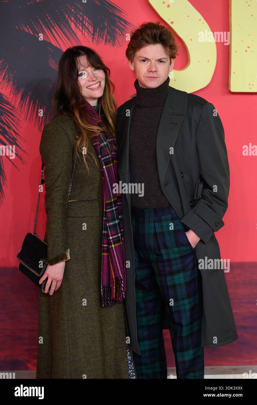 London, UK. January 29th, 2026. Talulah Riley and Thomas Brodie ...