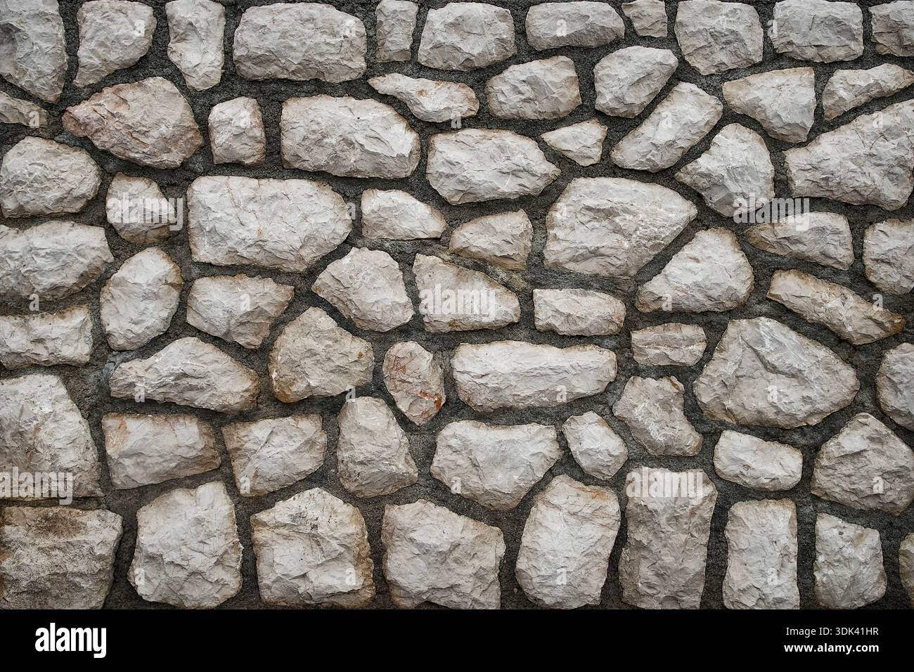 Natural Stone Wall Pattern Stock Photo