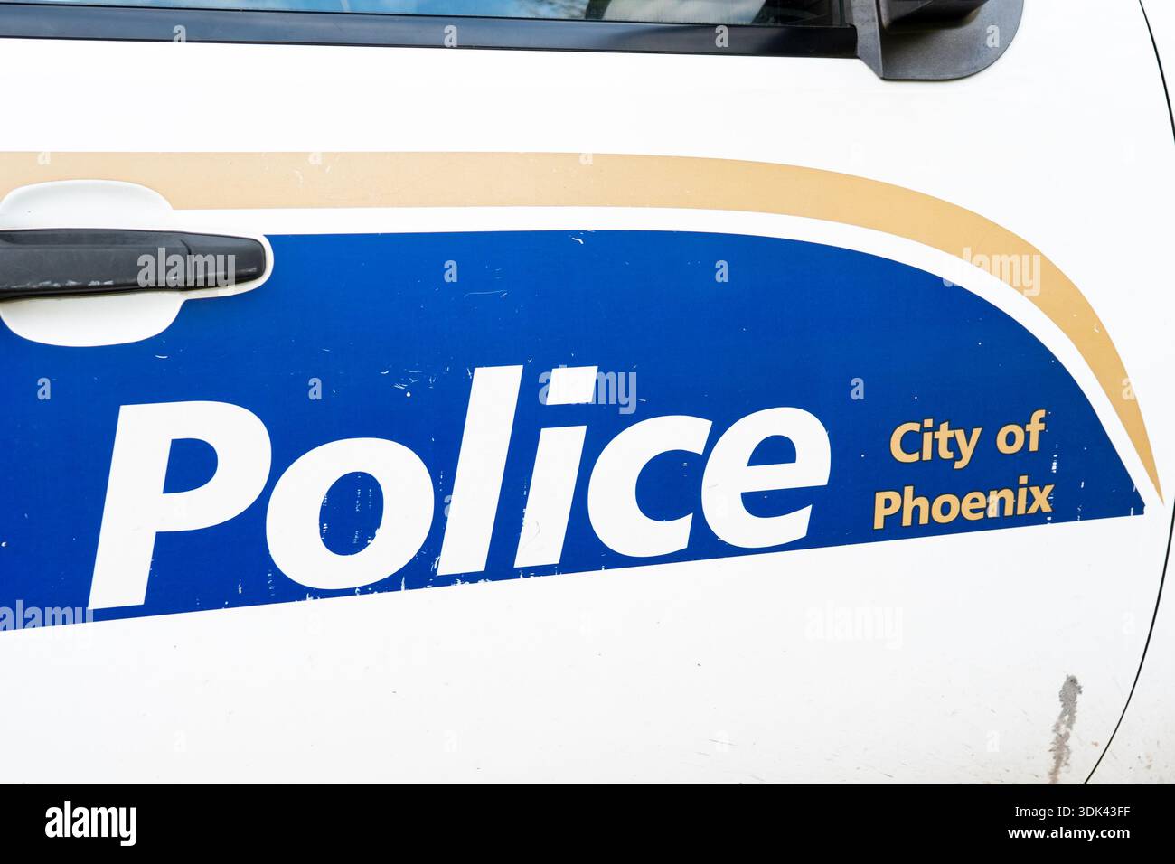 Police car, Phoenix, Arizona, USA Stock Photo