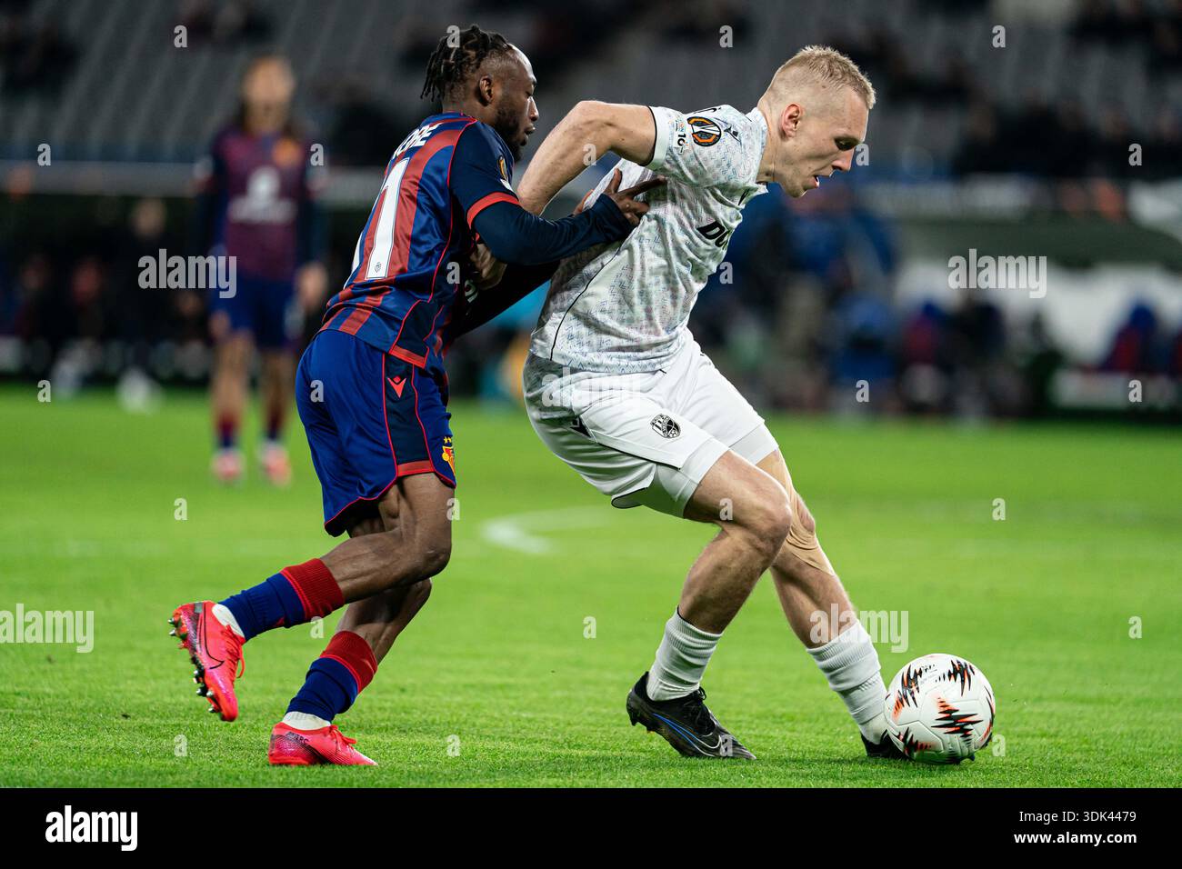 Basel, Switzerland. 29th Jan, 2026. Karel Spacil (5 FC Viktoria
