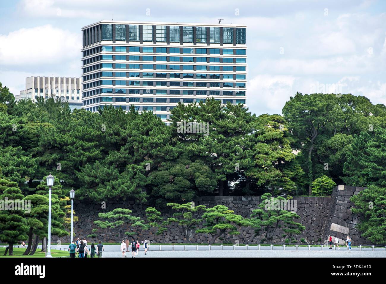 Edo Castle and Chiyoda district. Tokyo Imperial Palace. Japan Stock ...