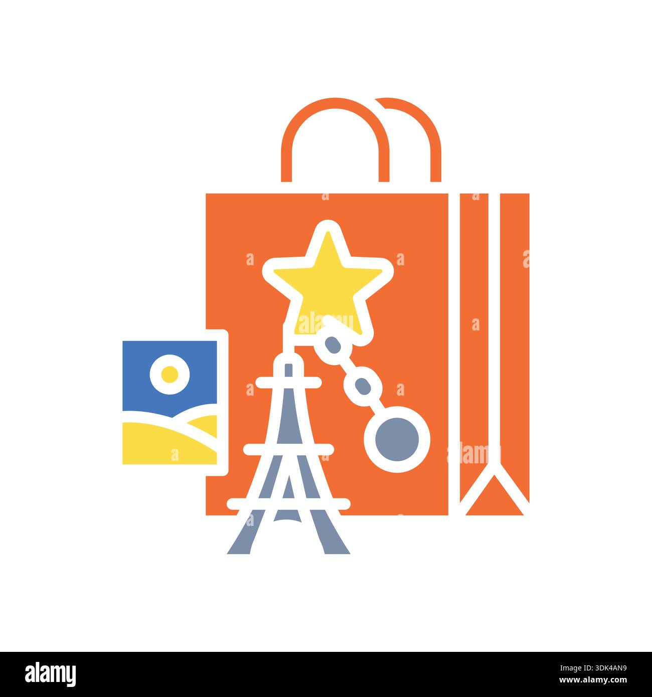 Tourist buying souvenirs Stock Vector Images - Alamy