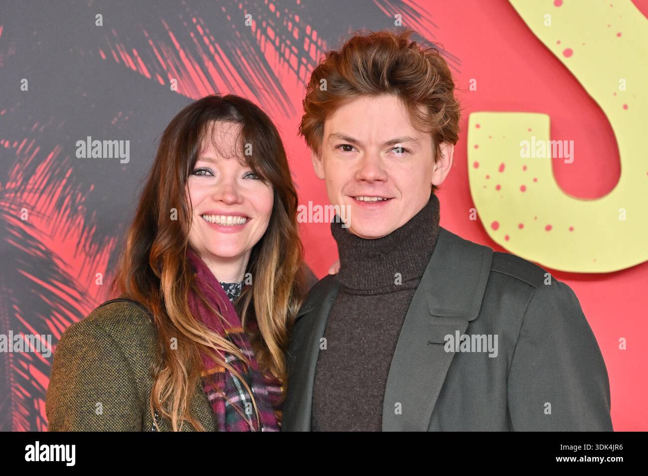 Talulah Riley and Thomas Brodie-Sangster attends 