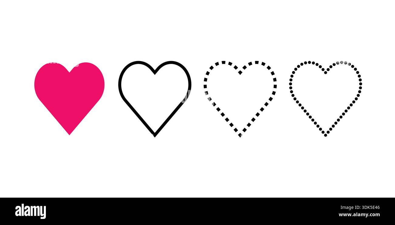 Show heart Stock Vector Images - Alamy