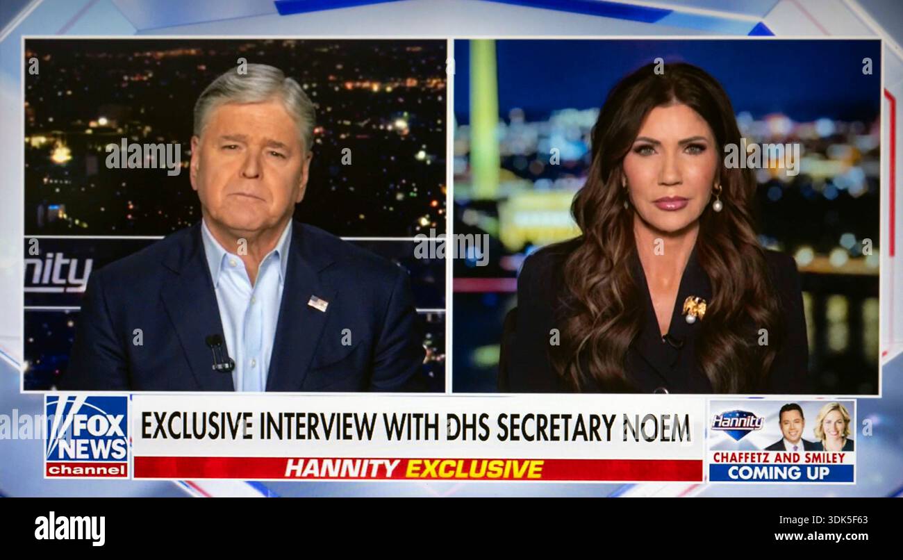 New York, New York, USA. 29th Jan, 2026. Fox News host SEAN HANNITY ...