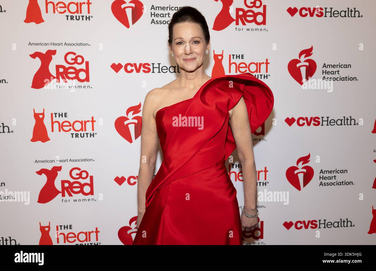 Laura Linney attends the American Heart Association's Go Red for Women ...