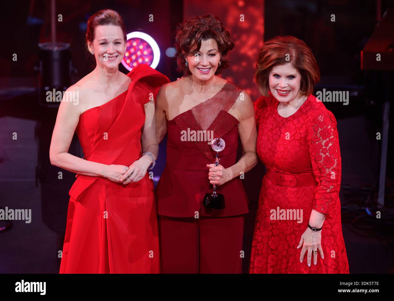 Laura Linney and Nancy Brown present an award to Amy Grant at The ...