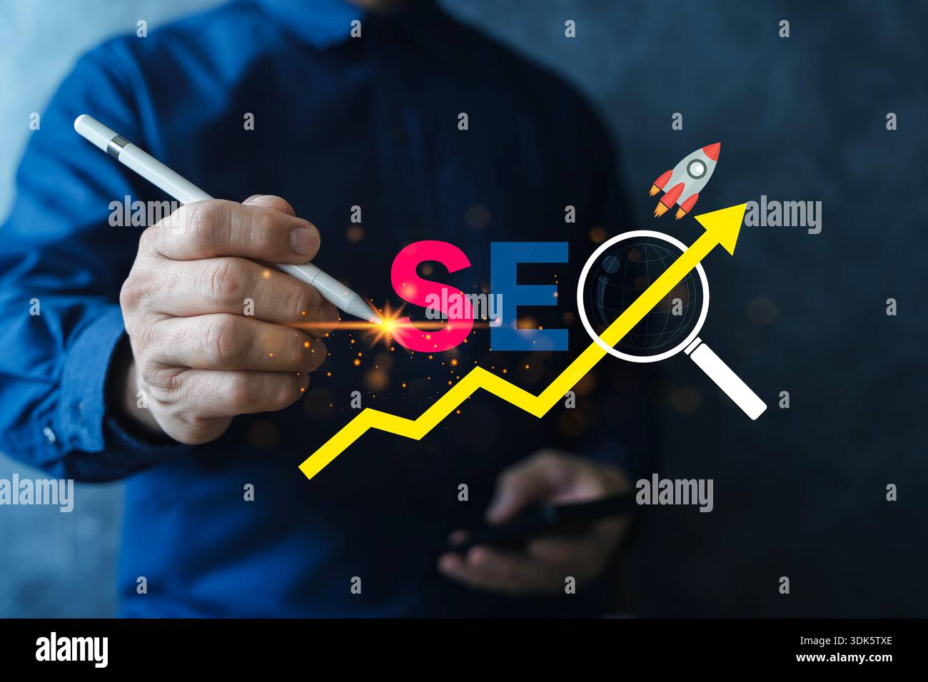 Global magnifier campaign icon hi-res stock photography and images - Alamy