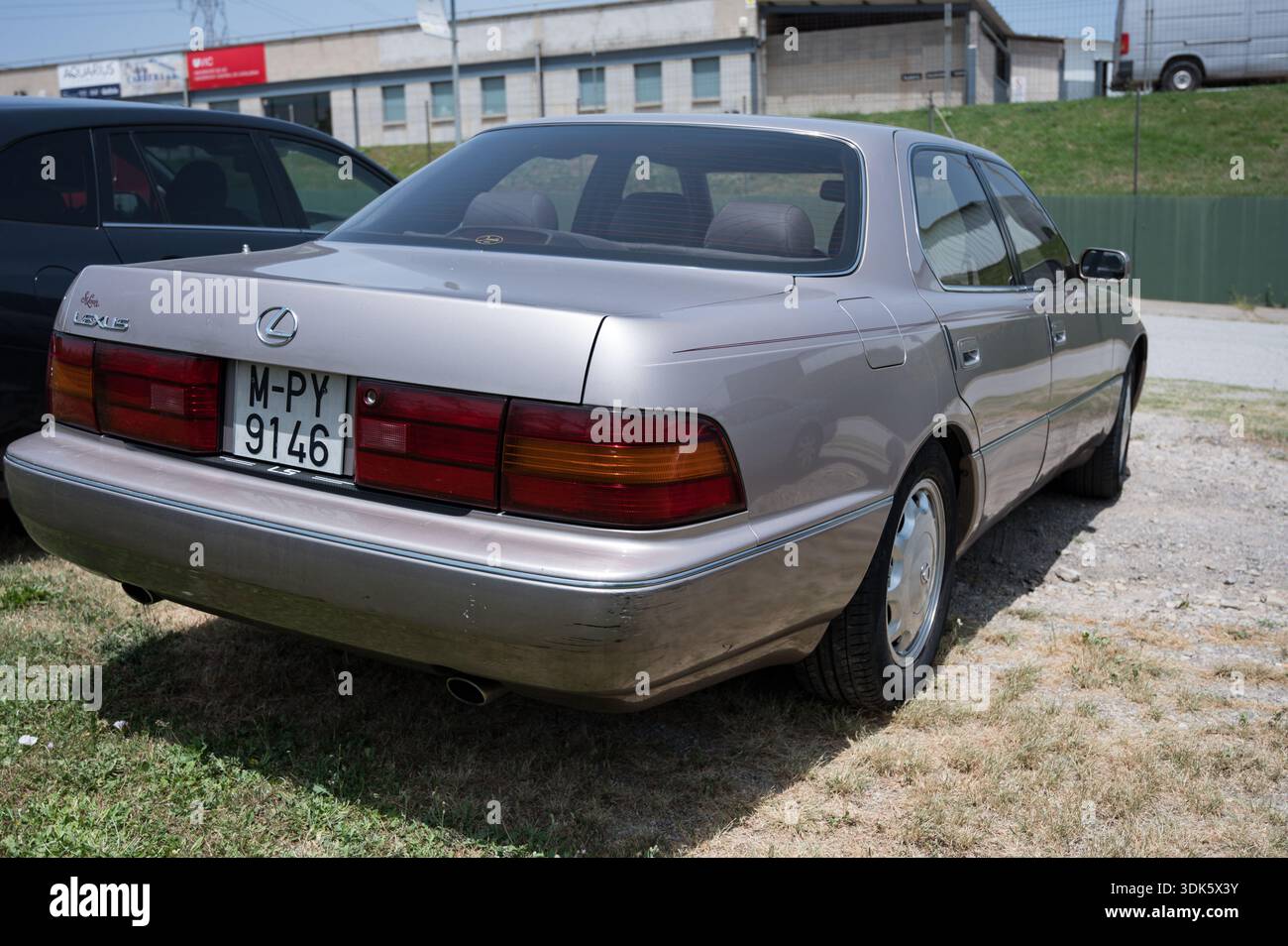 Lexus Ls400 Rear View Rear view of a classic first-generation Lexus LS 400 luxury sedan ...