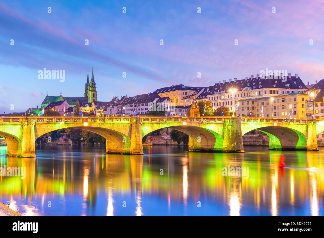 Old town Basel city skyline, city scape of Switzerland in Europe Stock ...
