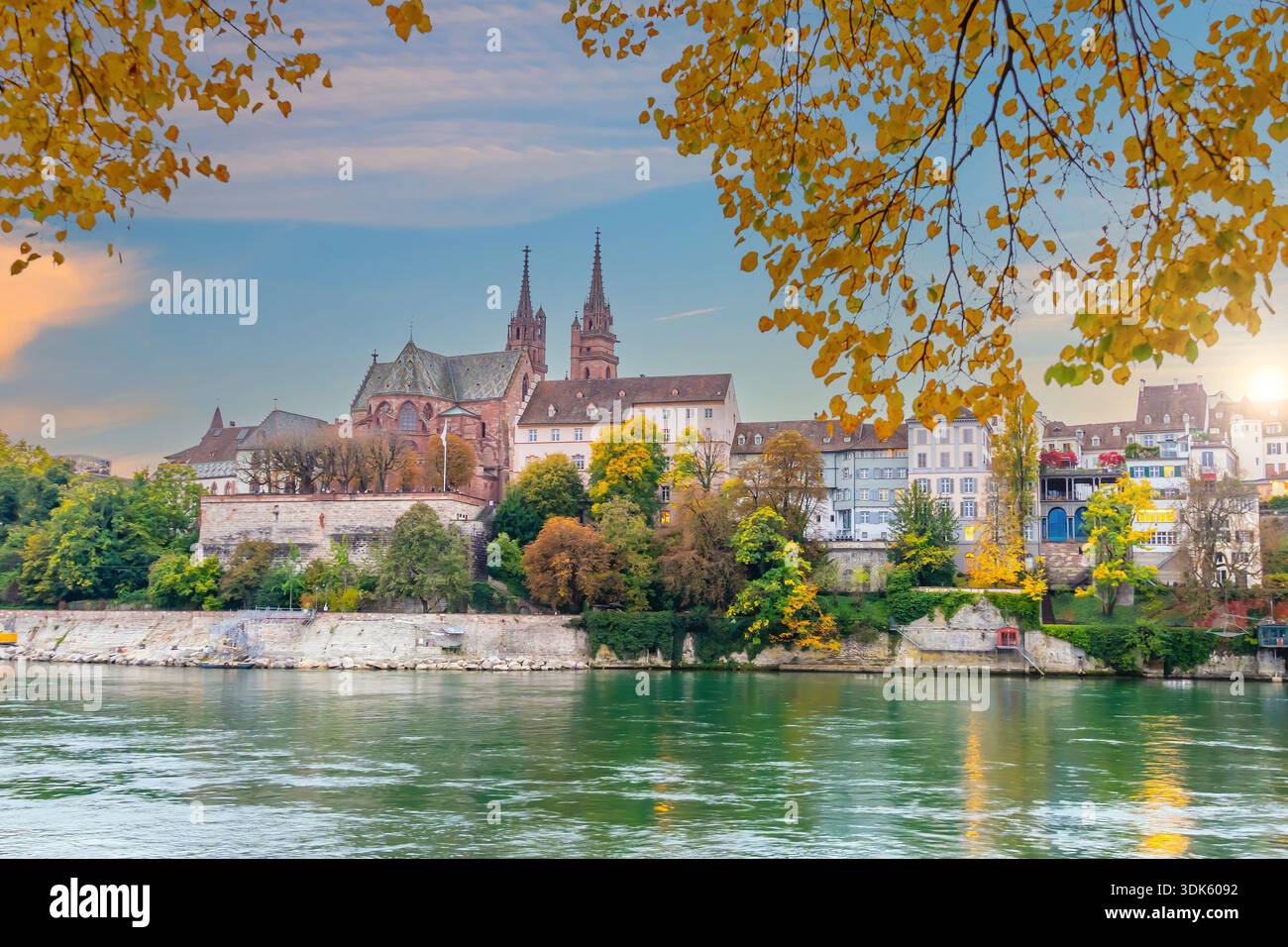 Old town Basel city skyline, city scape of Switzerland in Europe Stock ...