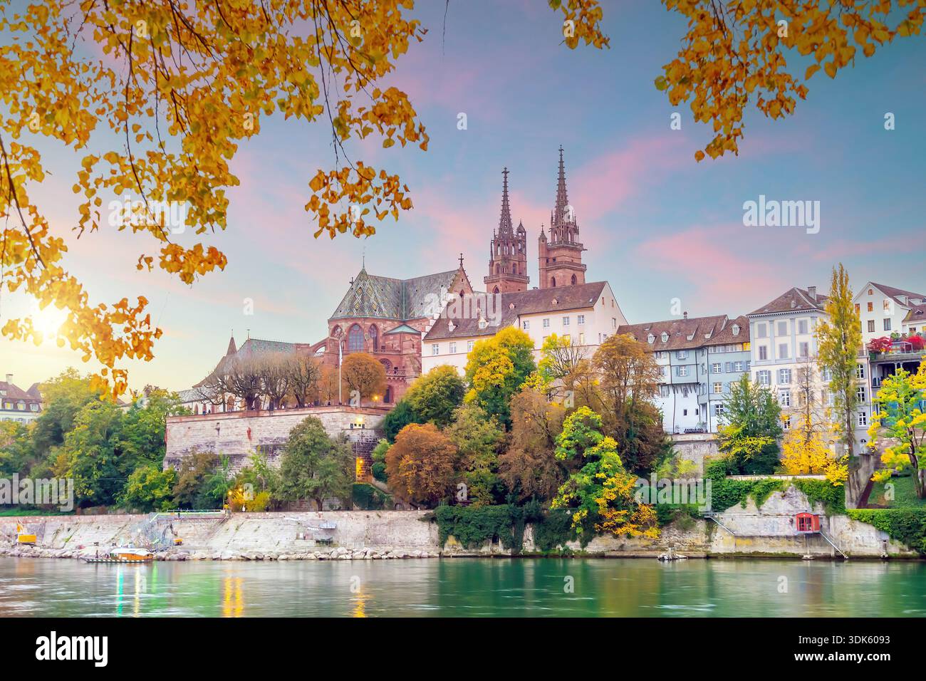 Old town Basel city skyline, city scape of Switzerland in Europe Stock ...