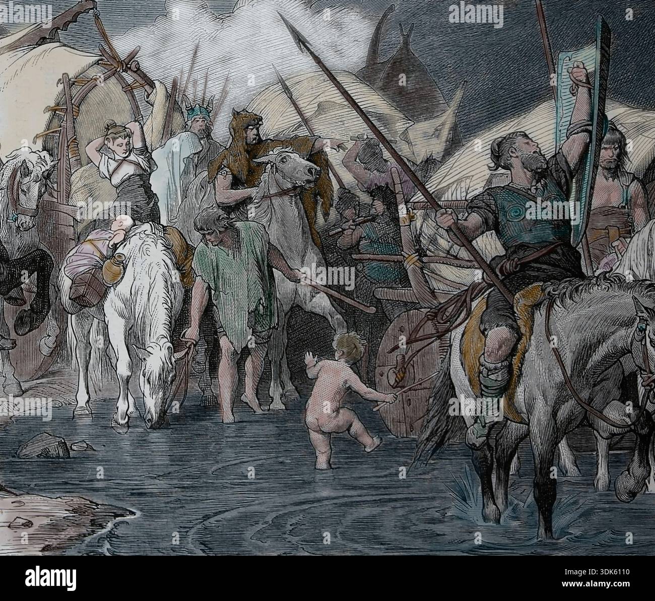 Migration Period (Germanic Tribes and the Huns). 4th-6th century
