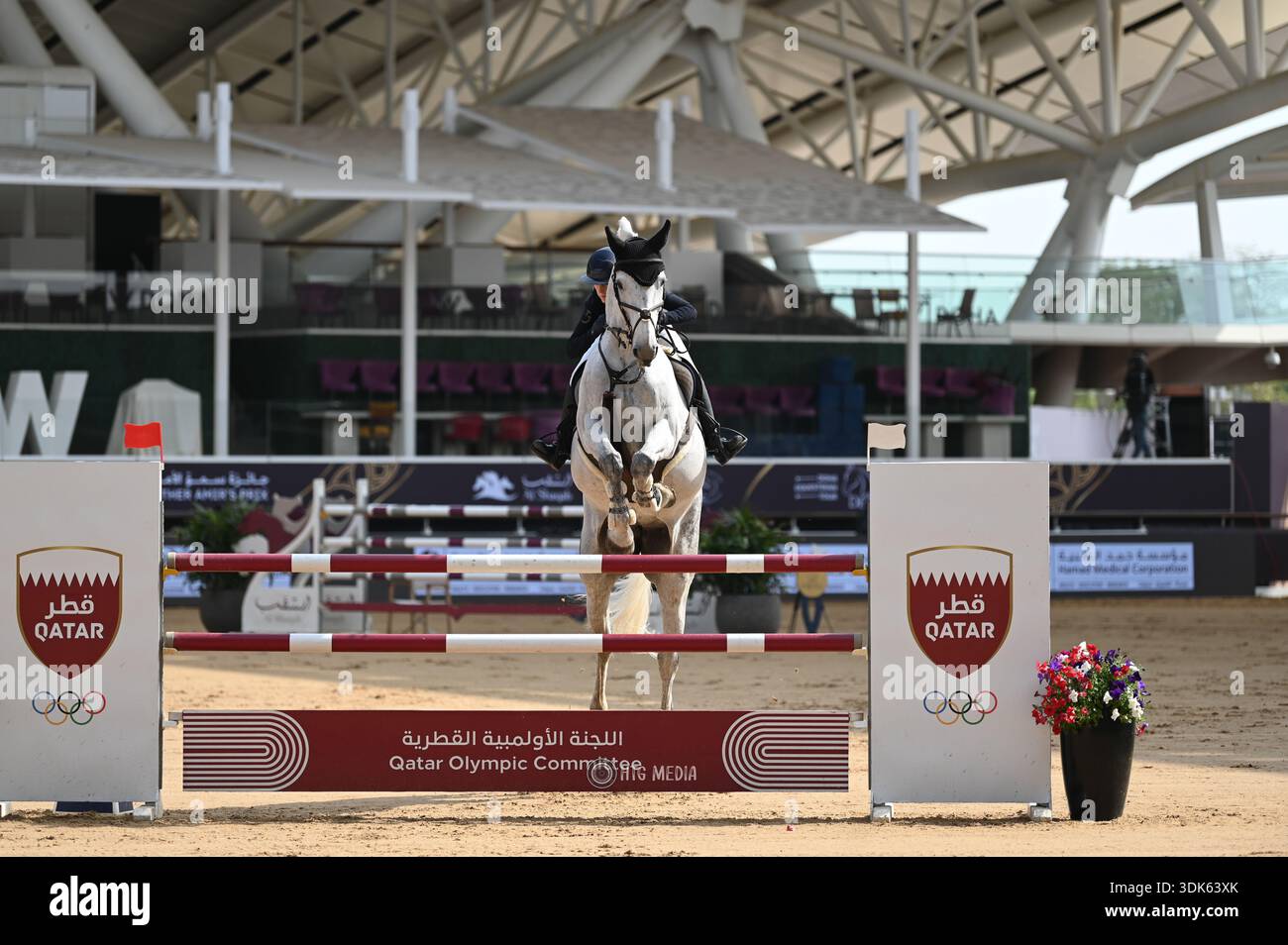 Doha, Qatar – 29 January 2026: Riders compete during the fourth and ...