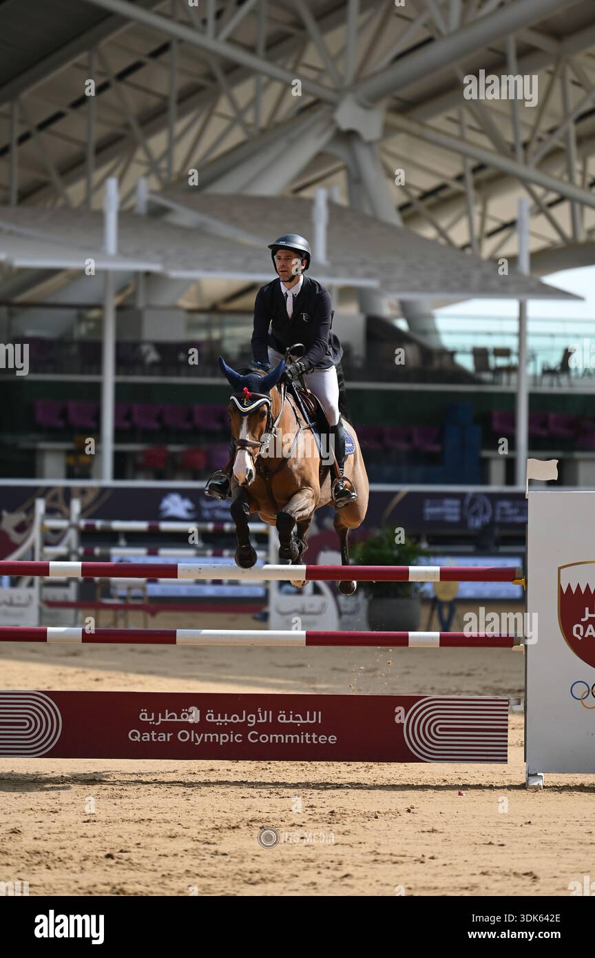 Doha, Qatar – 29 January 2026: Riders compete during the fourth and ...