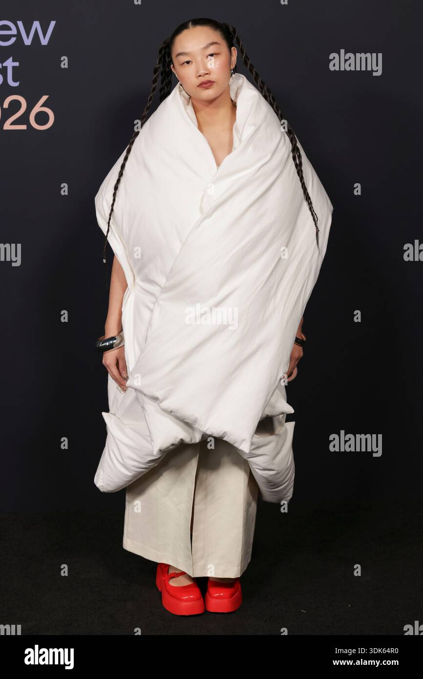 Audrey Nuna Of HUNTR X Arrives At The Spotify Best New Artist Party On Audrey Nuna Of Huntrx Arrives At The Spotify Best New Artist Party On Thursday Jan 29 2026 In Los Angeles Photo By Andrew 3DK64R0 