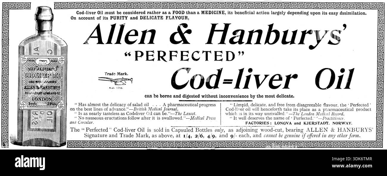 Cod Liver Oil Advert Hi res Stock Photography And Images Alamy