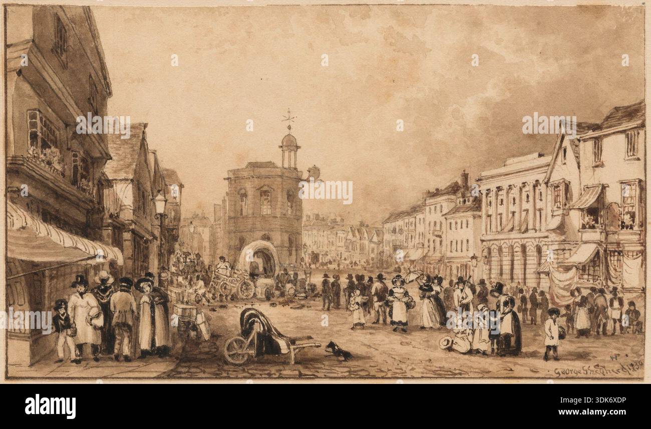 1800s art marketplace hi-res stock photography and images - Alamy