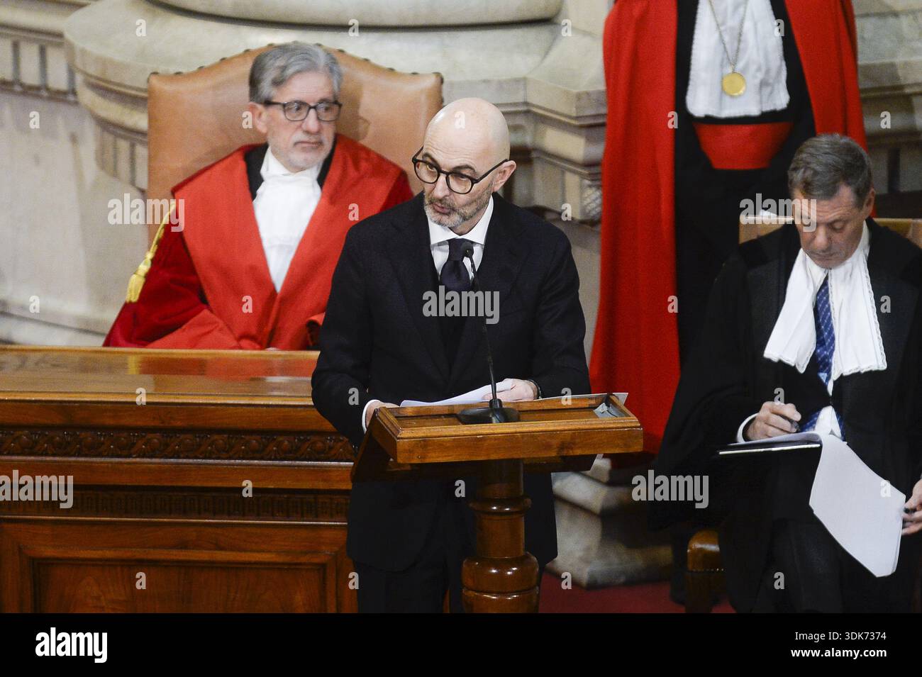 Rome, Italy. 30th Jan, 2026. Rome Court of Cassation, inauguration of ...