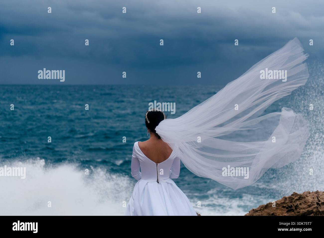 Marine blue dress hi-res stock photography and images - Alamy