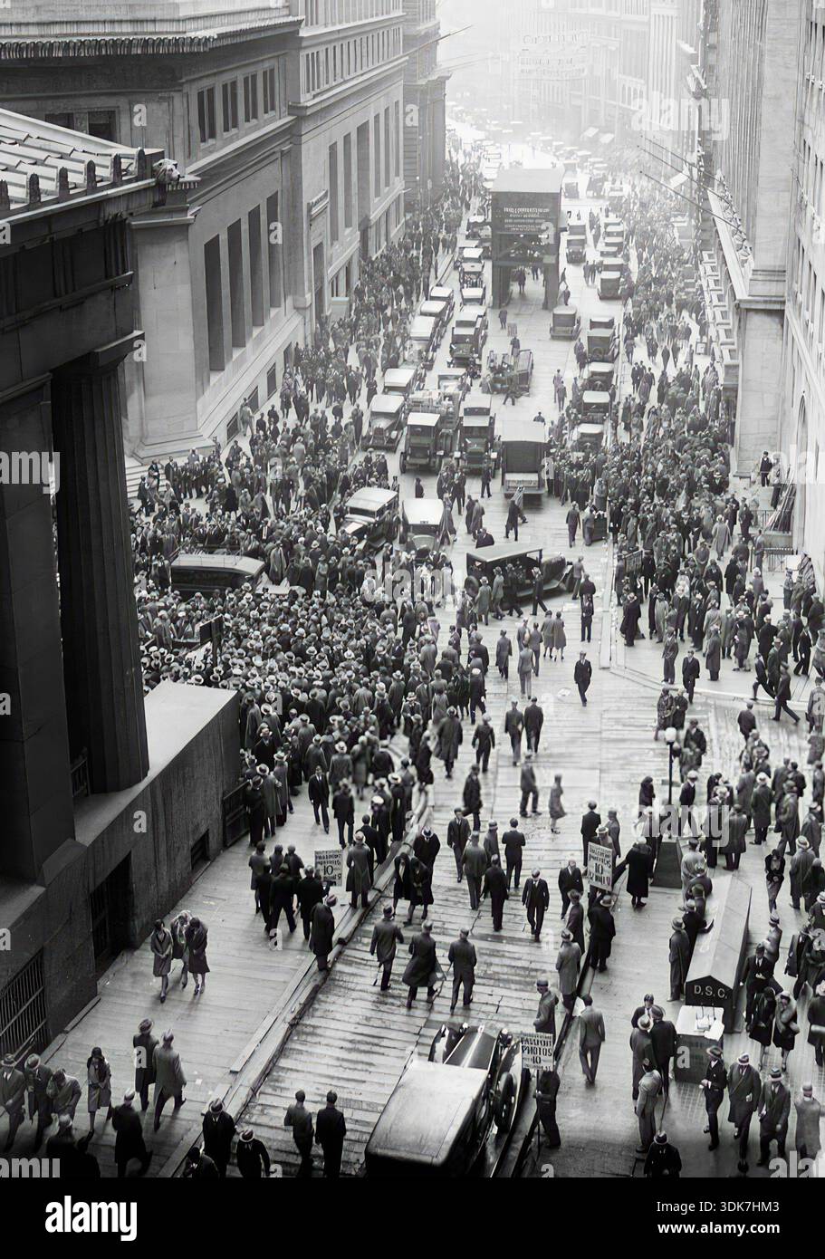 Wall street crash 1929 stock exchange hi-res stock photography and