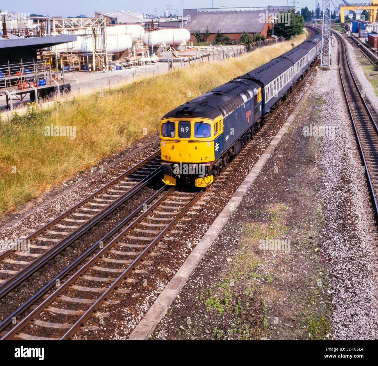 British Rail Class 33 Diesel electric Locomotive Also Known As The british-rail-class-33-diesel-electric-locomotive-also-known-as-the