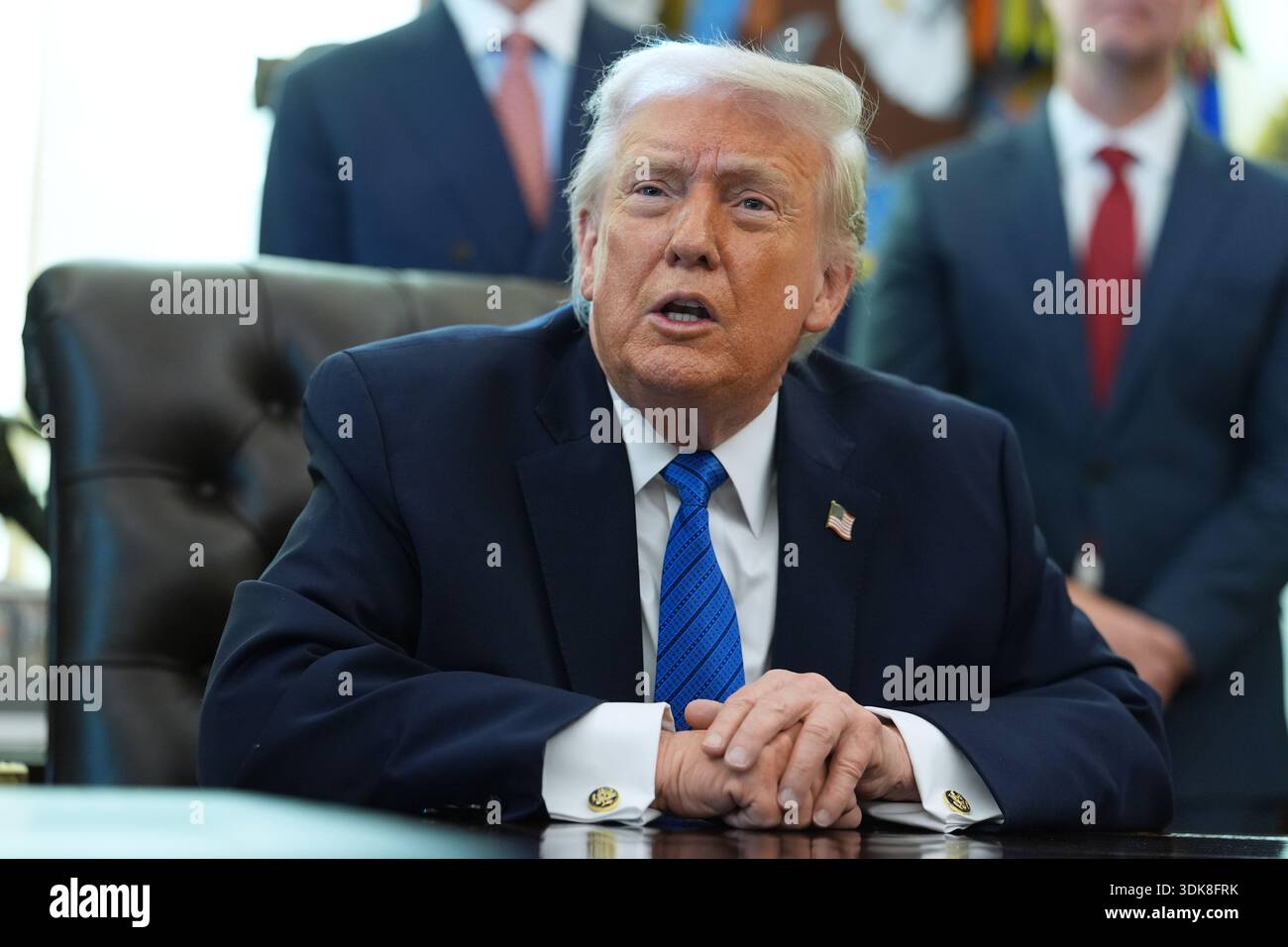 President Trump speaking about national football achievements and support for the Concacaf Nations League