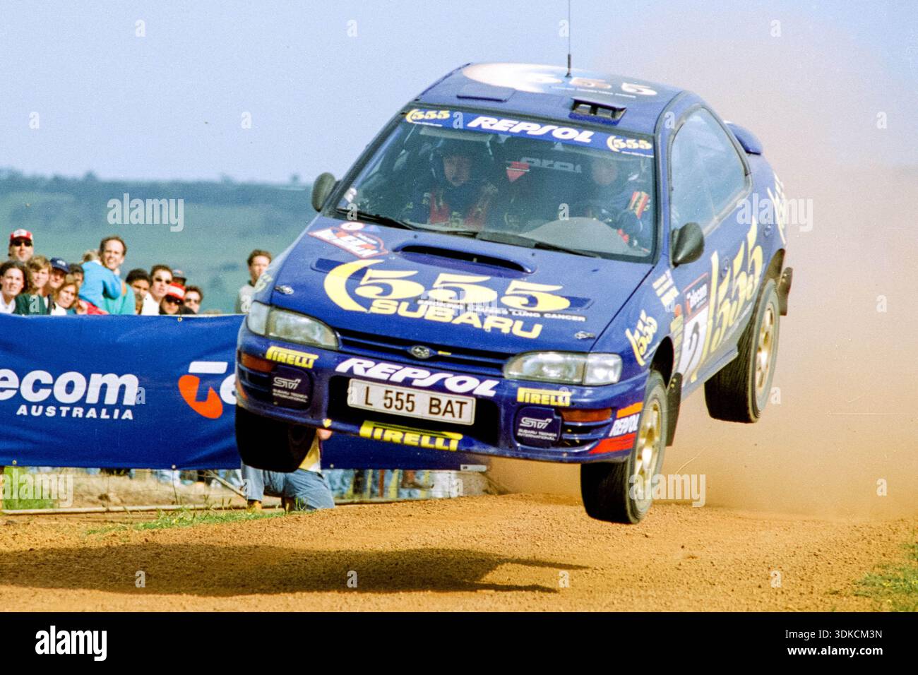 1994 Telecom Rally Australia, a Subaru Impreza 555 driven by the