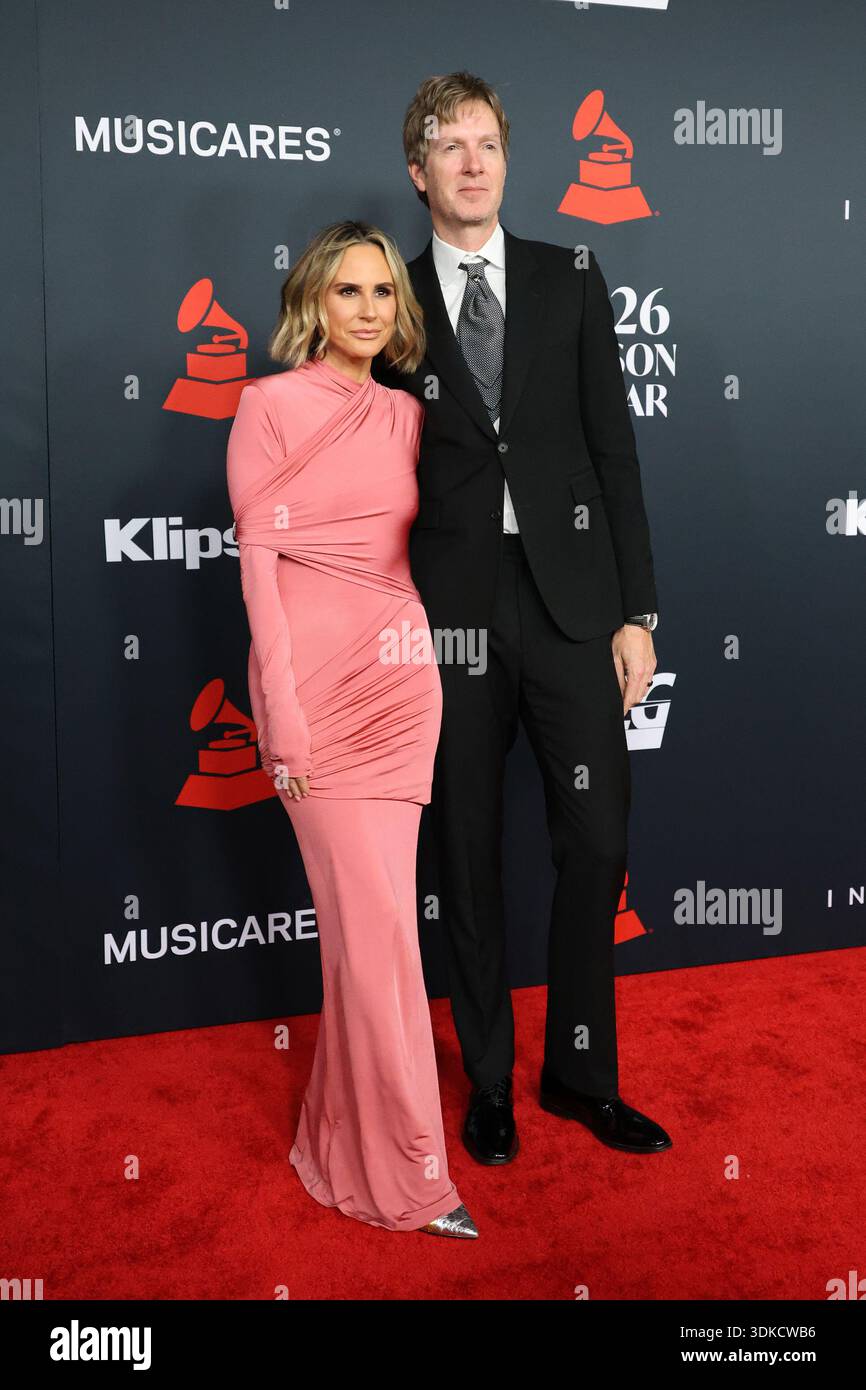 Los Angeles, USA. 30, January, 2026. Pictured left to right, Keltie ...