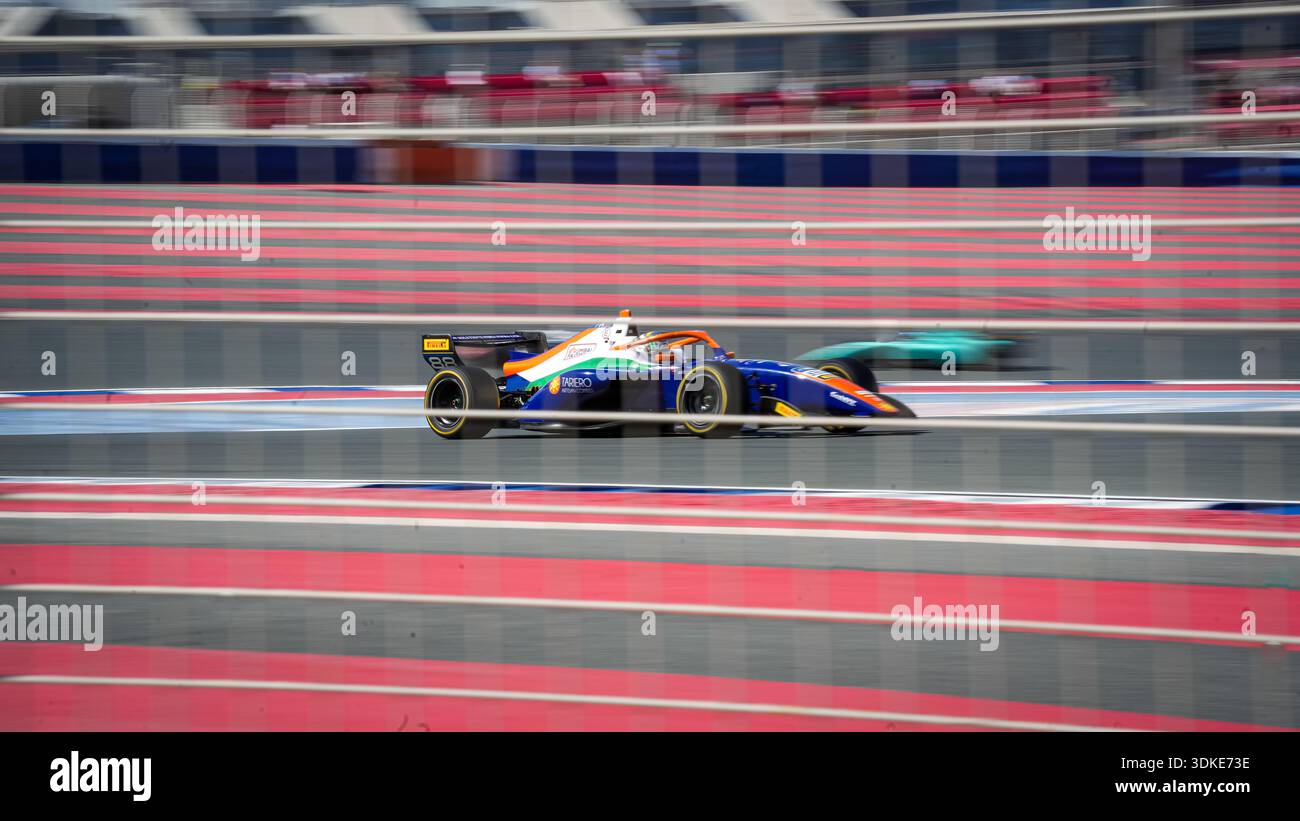 Falcons Formula Racing The car of Mumbai Falcons Racing Limited is seen racing during the 24H ...