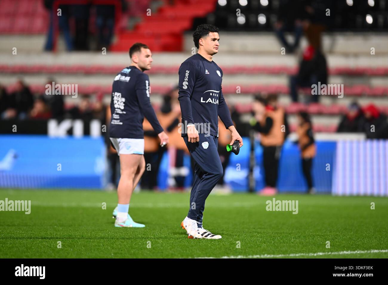 Tom Spring of Aviron Bayonnais during the Top 14 match between Toulouse ...