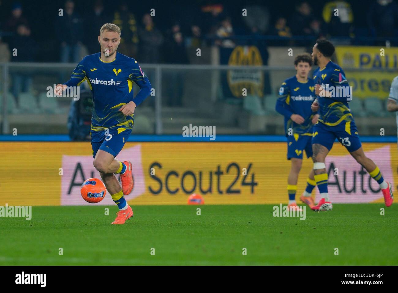Victor Nelsson of Hellas Verona FC during the soccer match between