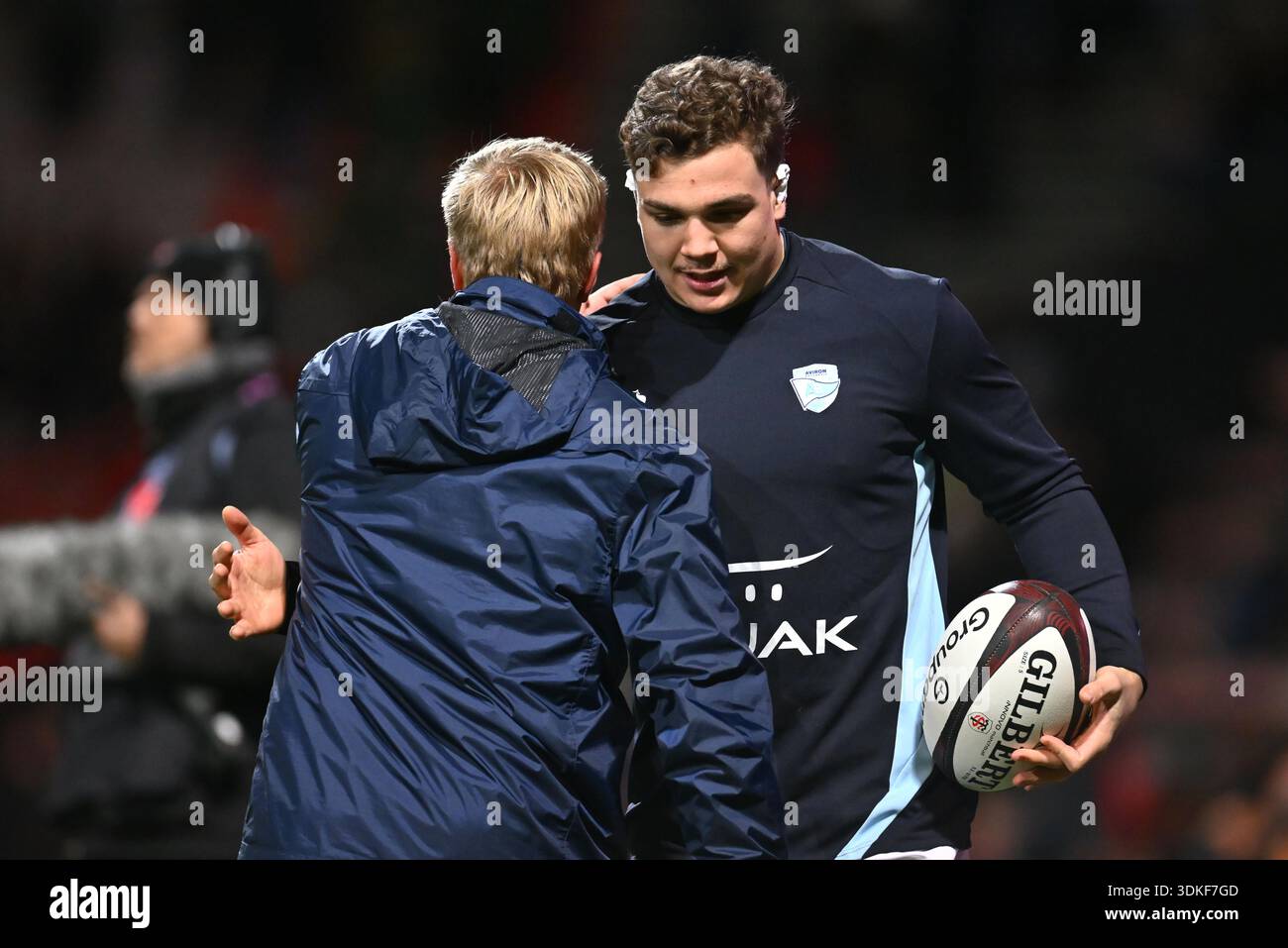 Lucas Martin of Aviron Bayonnais during the Top 14 match between ...