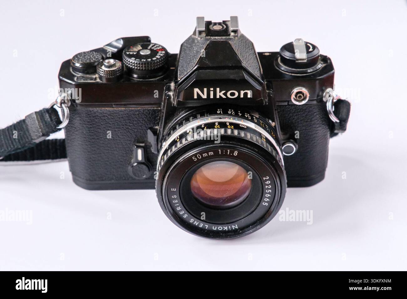 Nikon FM 35mm single lens reflex film camera manufactured from