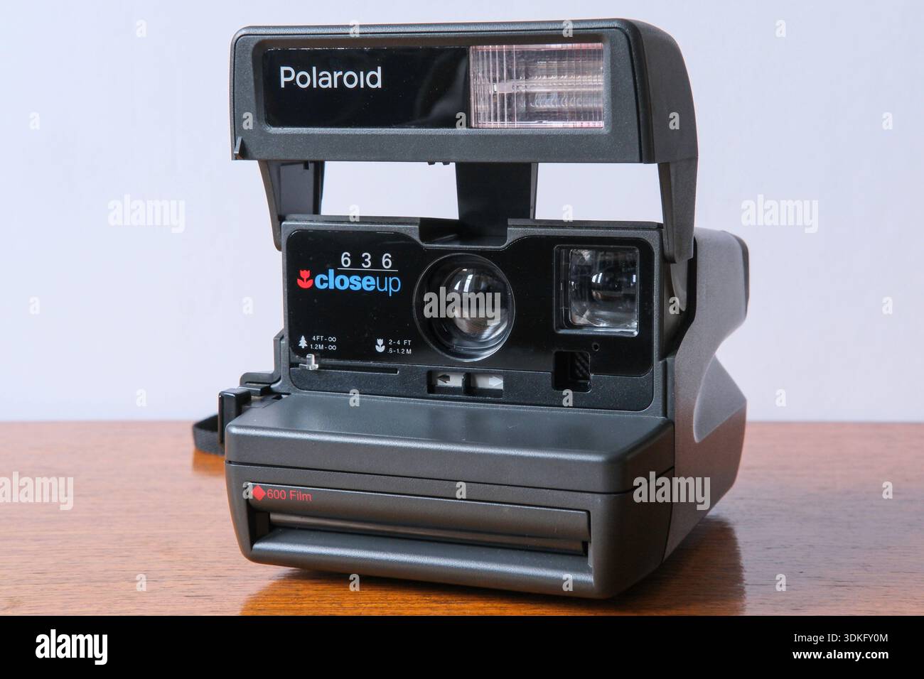 Polaroid 636 Close-up Instant Camera. Stock Photo