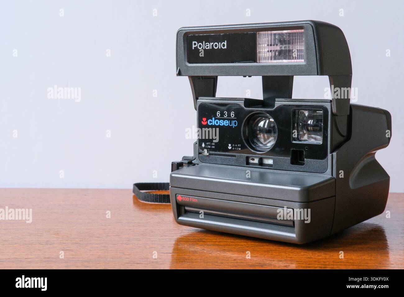 Polaroid 636 Close-up Instant Camera. Stock Photo