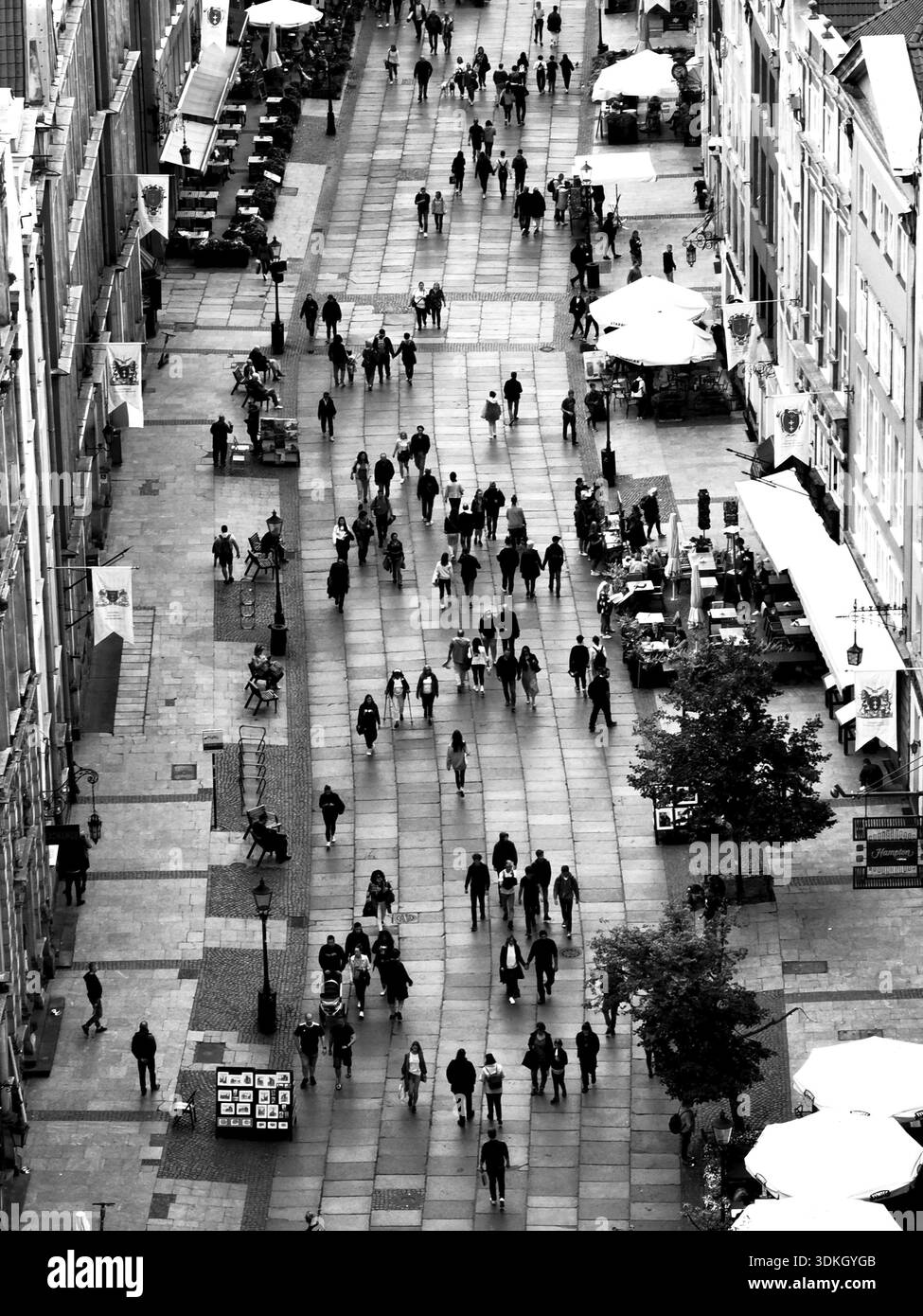 gdansk-aerial-black-and-white-stock-photos-images-alamy