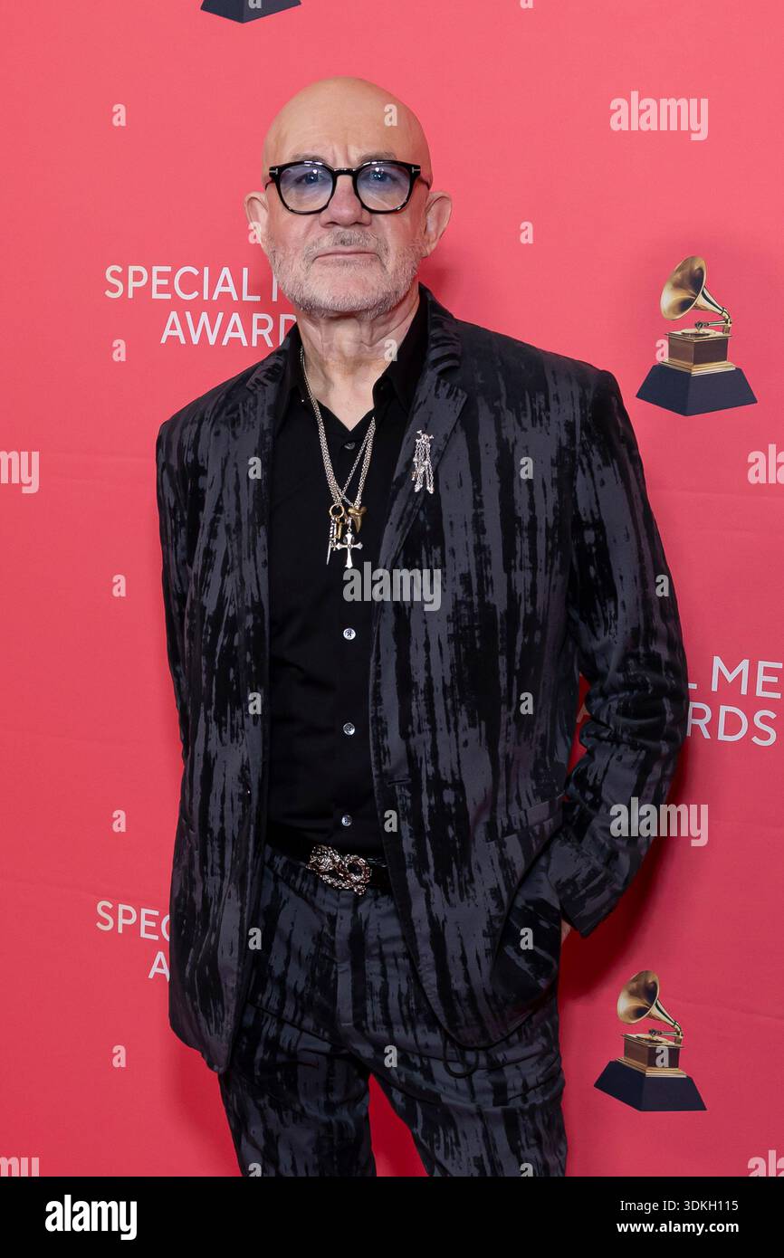 Bernie Taupin attends the arrivals of the Recording Academy’s Special ...