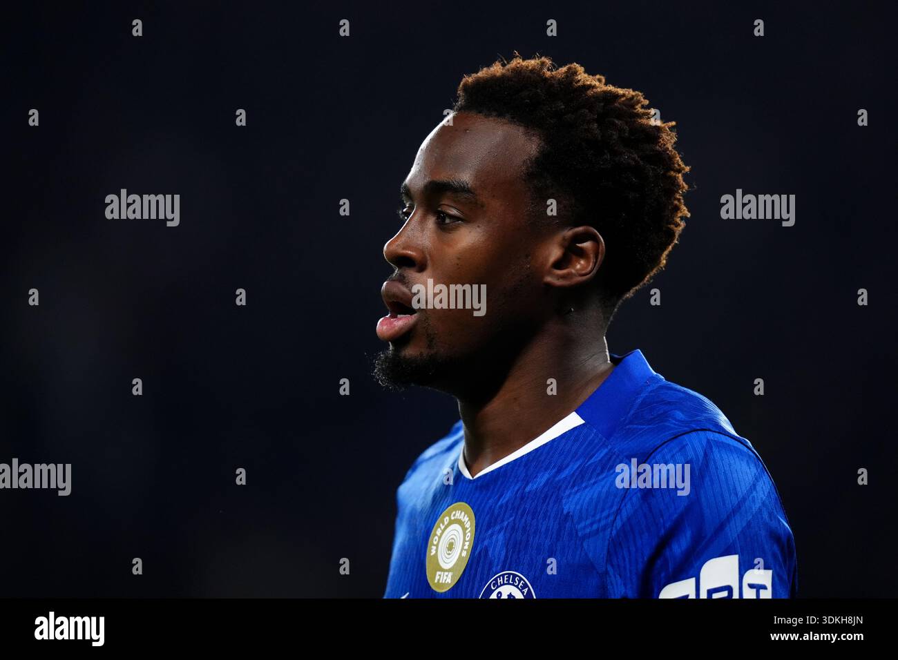 Chelsea’s Jamie Gittens during the Premier League match at Stamford ...