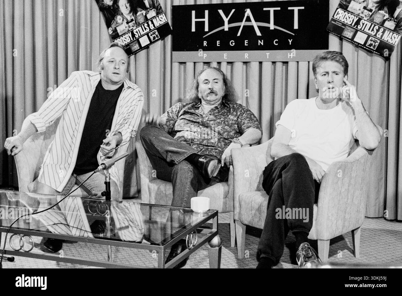 Crosby stills nash and young Black and White Stock Photos & Images