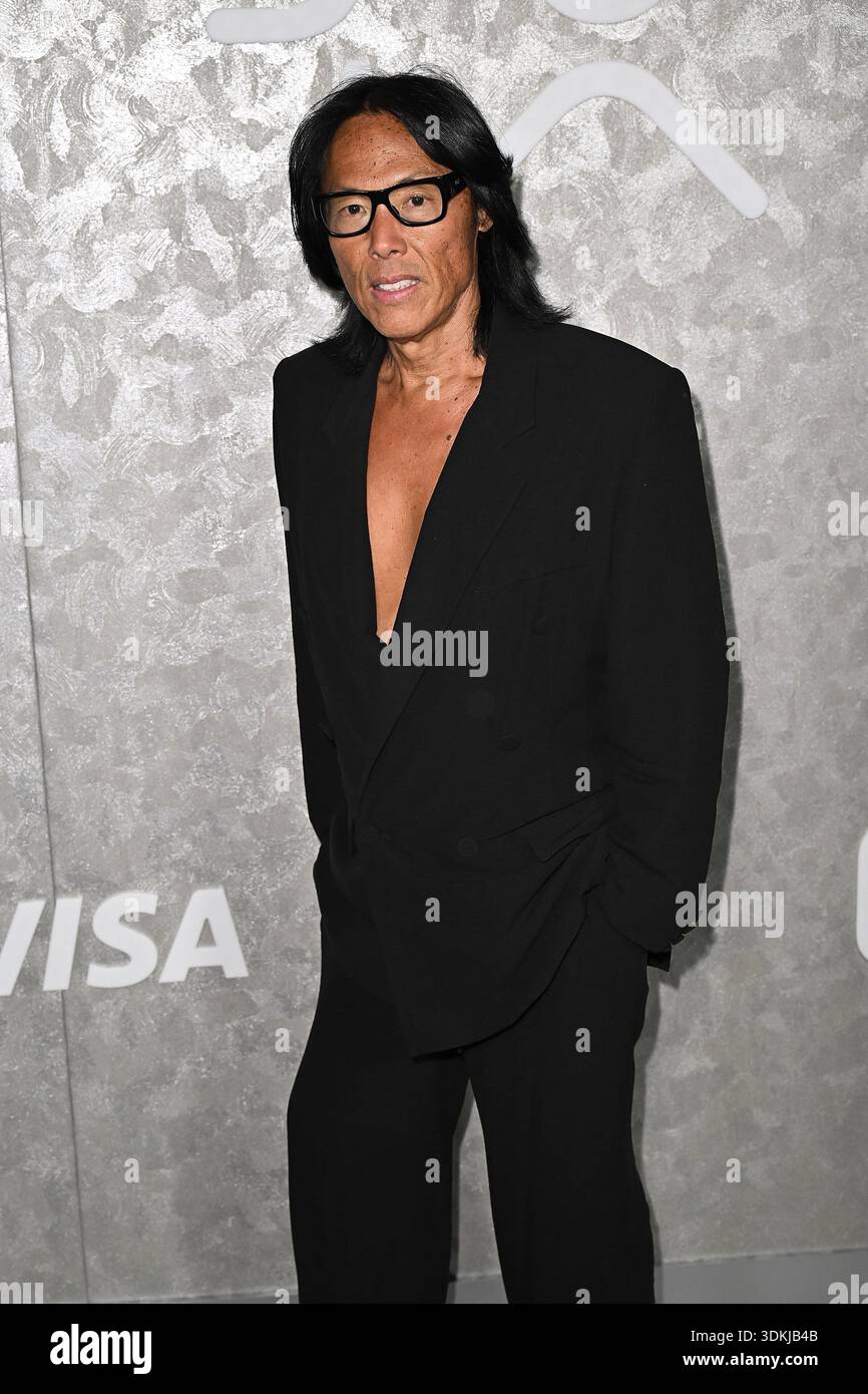 Stephen Gan attends the Warner Music Group Pre-Grammy awards party