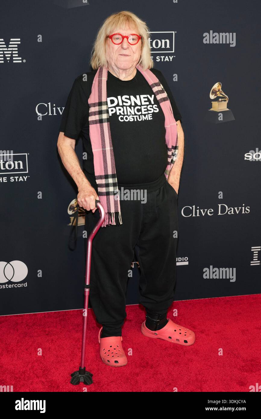 Bruce Vilanch arrives at the Pre-Grammy Gala on Saturday, Jan. 31, 2026 ...