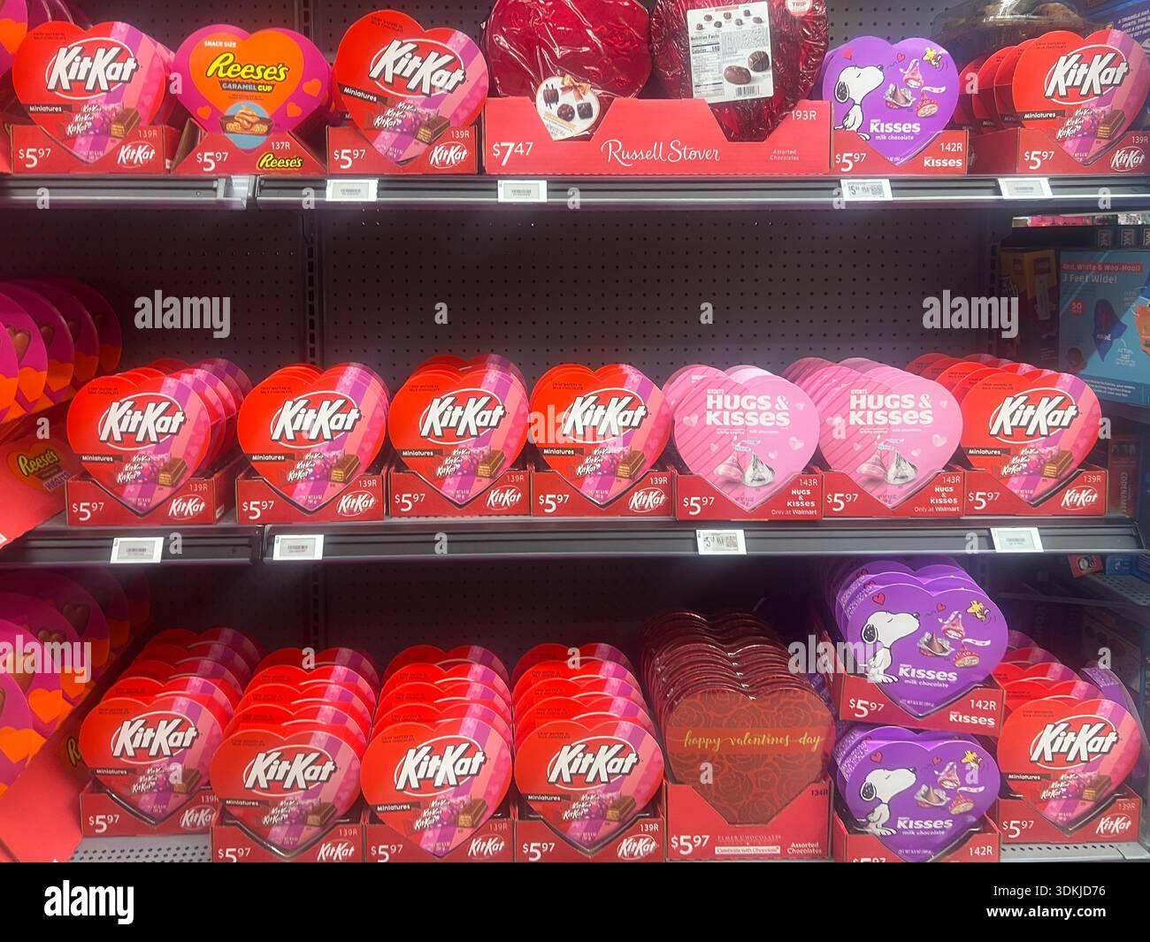 January 30, 2026, Walmart, White Marsh, Maryland, USA. Valentine's