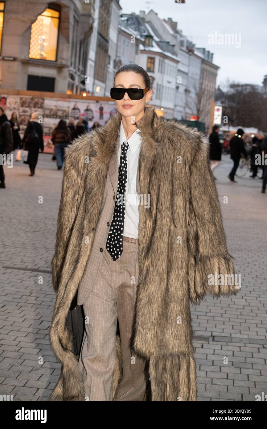 Allyson Shiffman arriving at Copenhagen Fashionweek  2026. Stock Photo