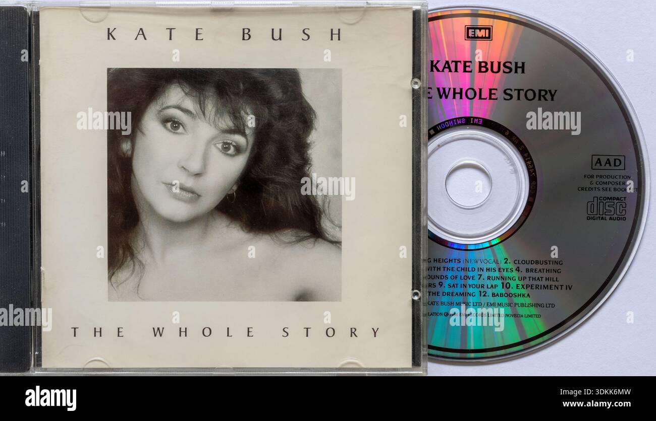 Kate Bush The Whole Story album on CD compact disc Stock Photo - Alamy