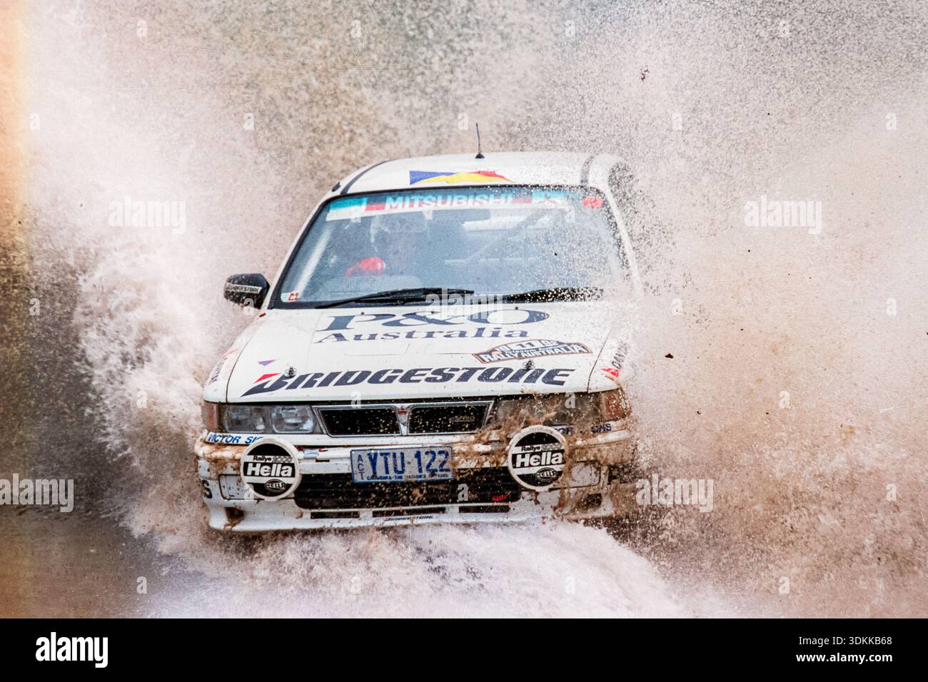 In the 1992 Telecom Rally Australia, a Mitsubishi driven by Ed Ordynski ...