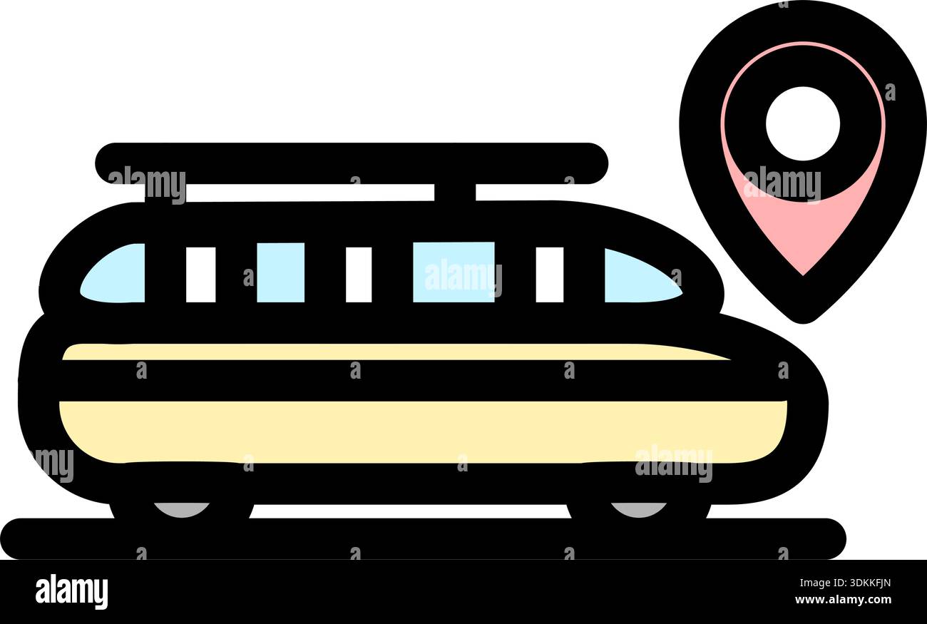 Public bus search transport Stock Vector Images - Alamy