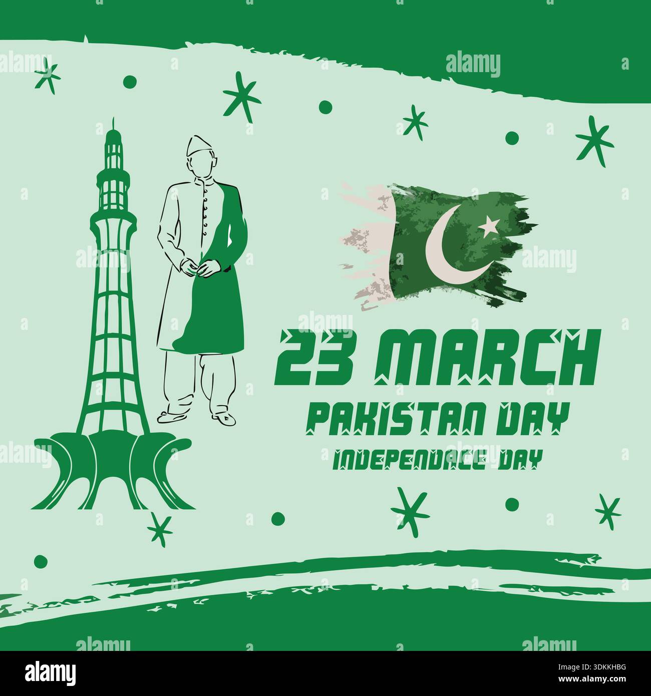 Download pakistan flag vector hi-res stock photography and images - Alamy