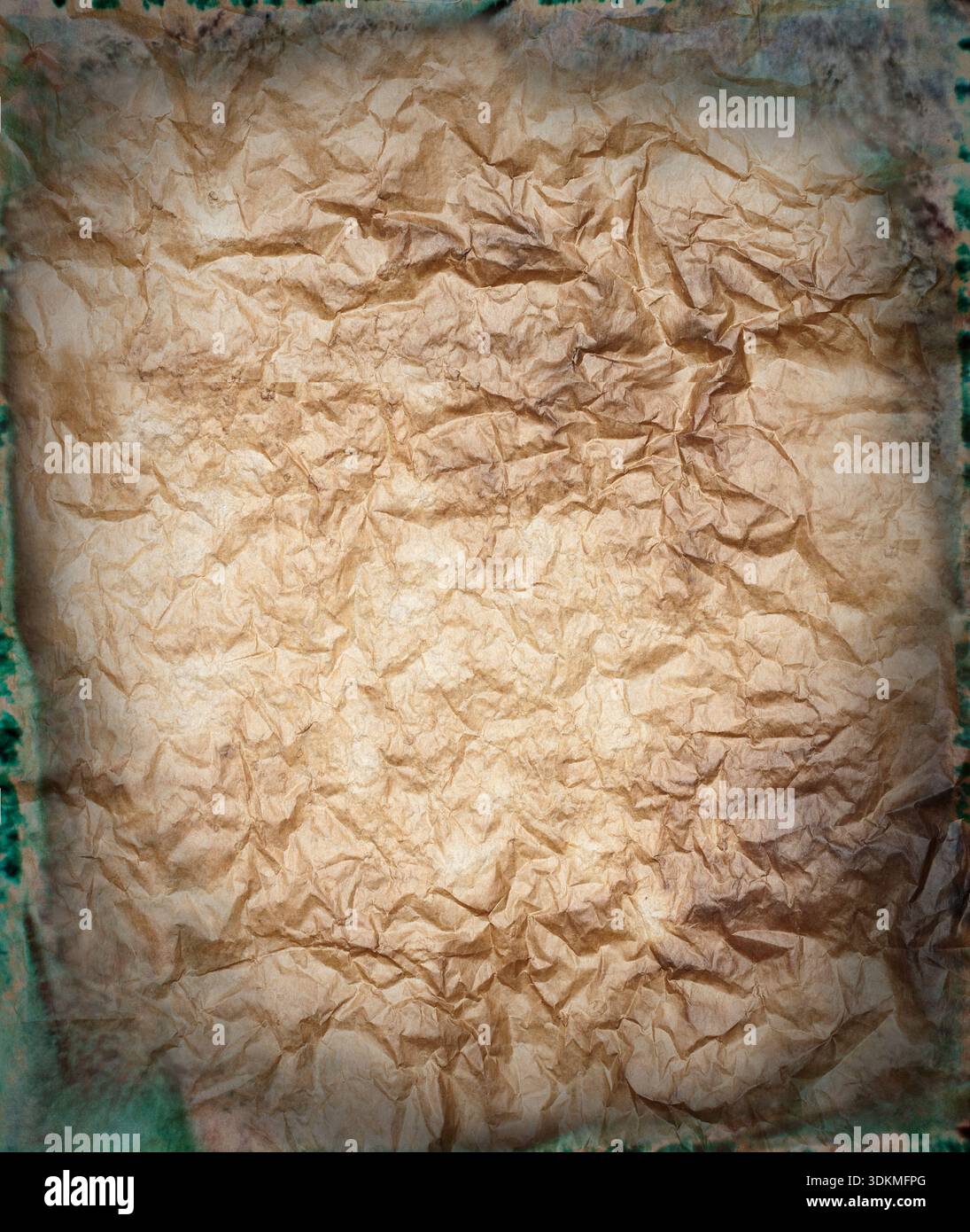 Burnt Paper Background. Stock Photo